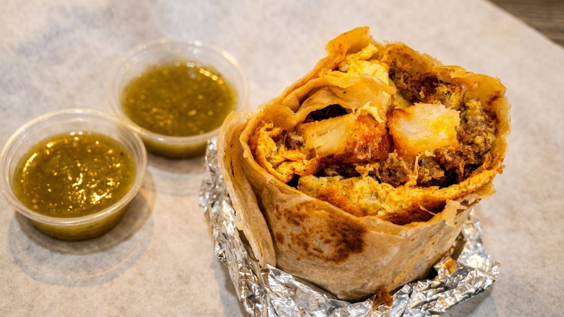 Three housemade salsas on every order